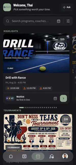 Tejas Pickleball screenshot 4