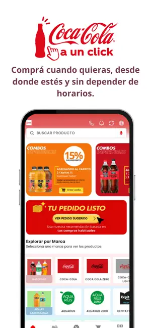 Coca-Cola a Un Click iPhone screenshot 1