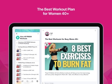 Fit Mother Project iPad screenshot
