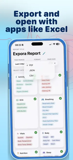Health Data Export - Expora screenshot 4