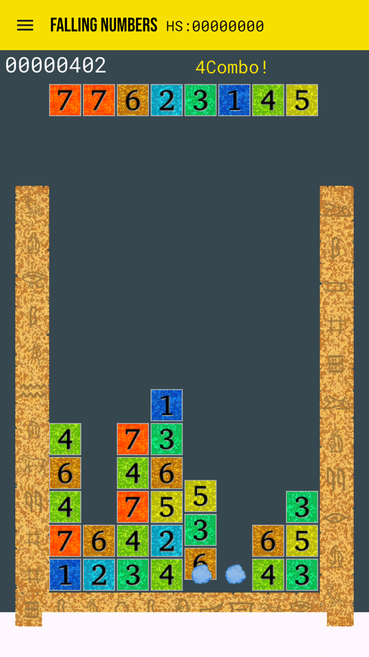#1. Falling Numbers: Number Puzzle (iOS) Podle: Naoki Miura