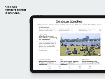 Hamburger Abendblatt News iPad screenshot 1
