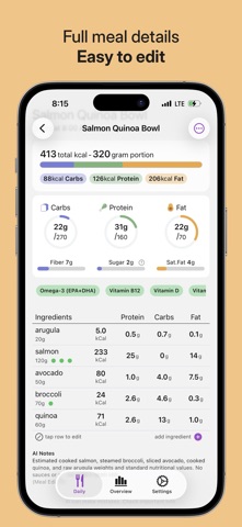 MacroAI Nutrition Screenshot 2 of 7