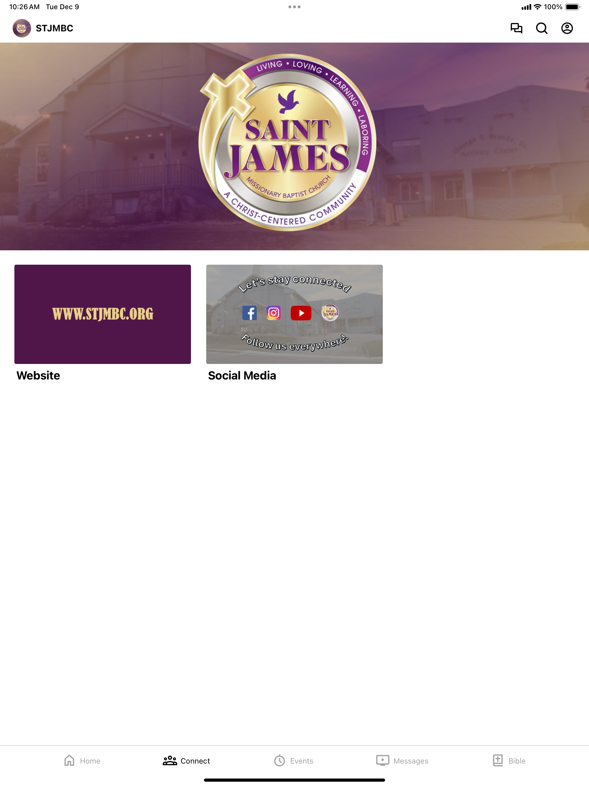 Saint James MB Church screenshot 4