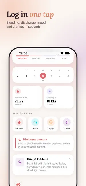 Cycle Tracking: Period Diary screenshot 2
