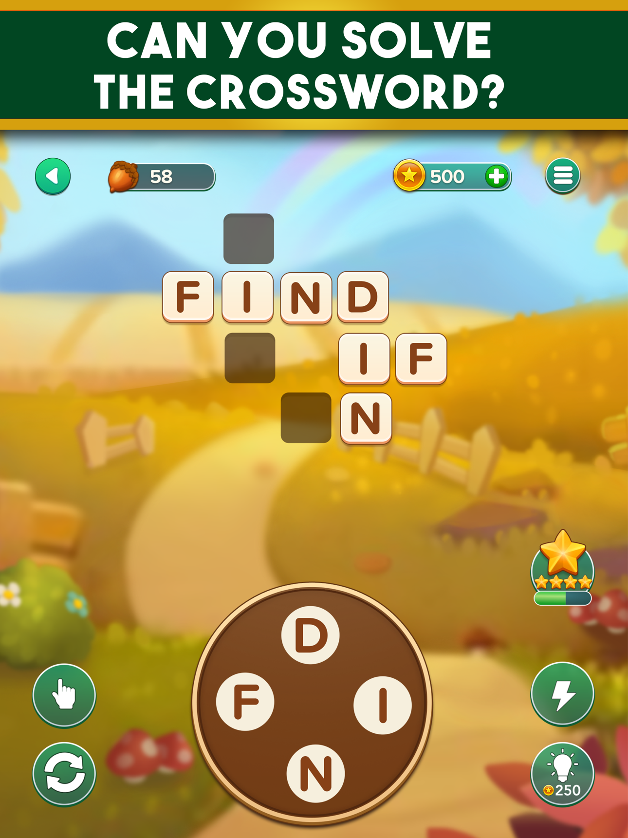 Word Nut Crossword Puzzle Game screenshot 5