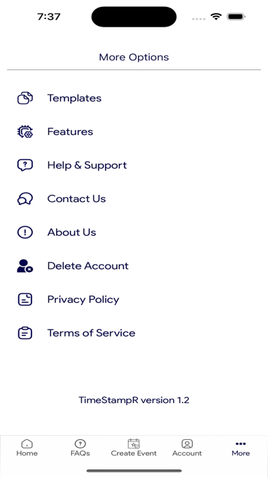TimeStampR Screenshot