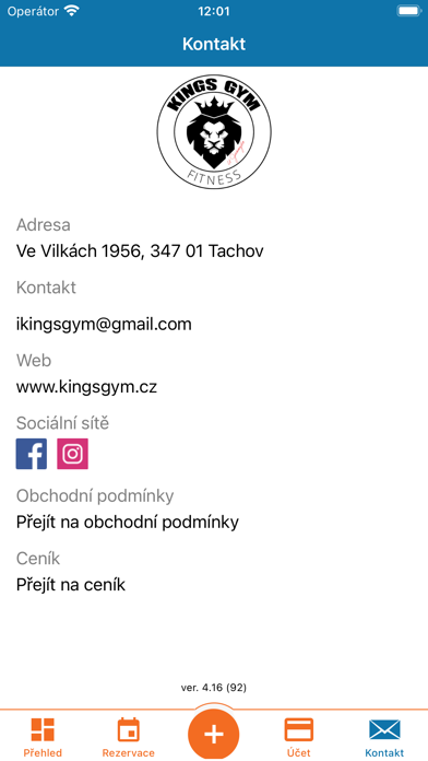 King's gym Tachov Screenshot