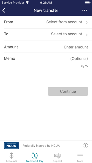 AnMed Federal Credit Union iPhone screenshot 3 - Finance app