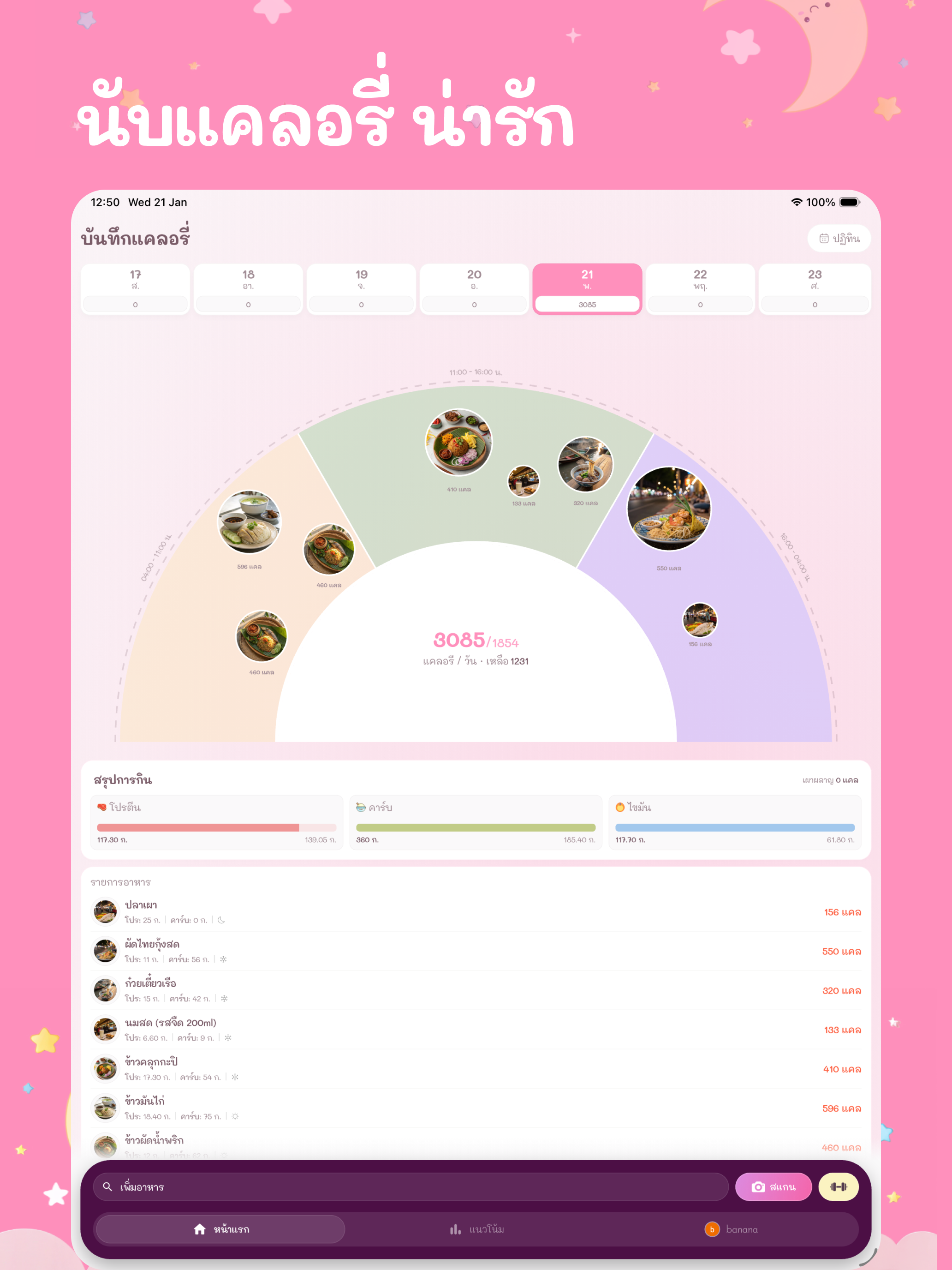 นับแคลอรี่ น่ารัก - Mali มะลิ