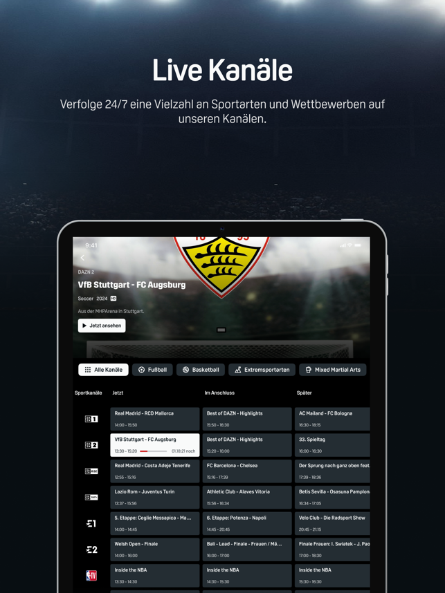 ‎DAZN Sport Live Stream Screenshot