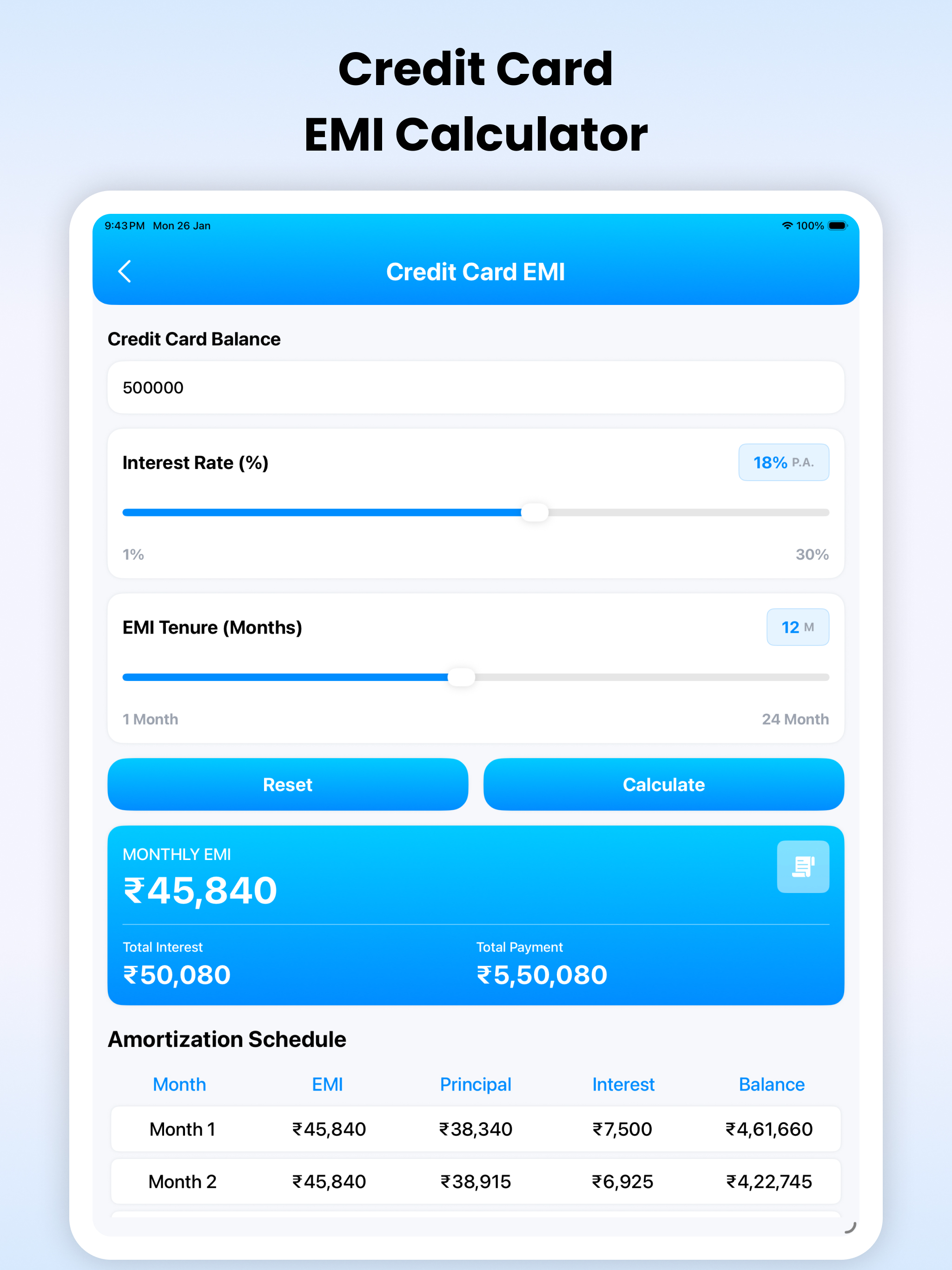 EMI Calculator : All Loan Calc screenshot 15