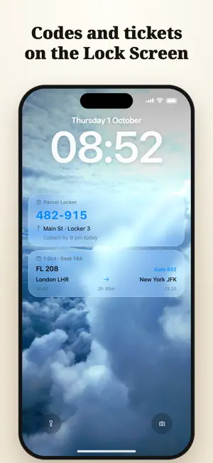 LiveUp - Lock Screen Reminders screenshot 1
