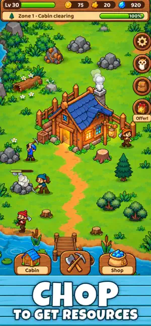 Lumberjack Life: Idle Forest screenshot 1