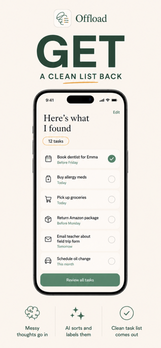 Offload — ADHD Organizer Screenshot 2 of 6