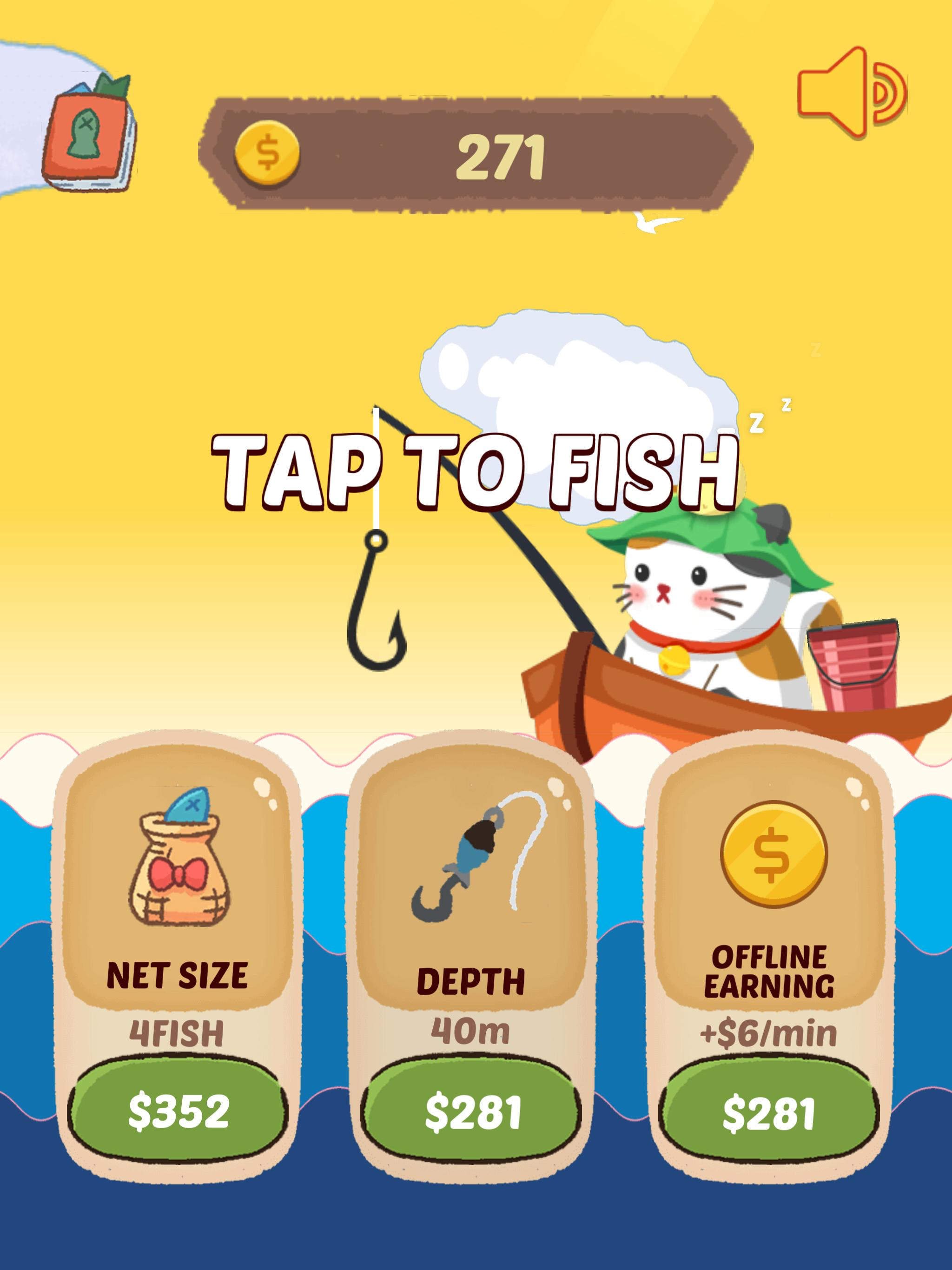 Fishing Cat:Relax Game screenshot 9