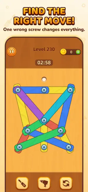 Woodlee Nut - Logic Game screenshot 2
