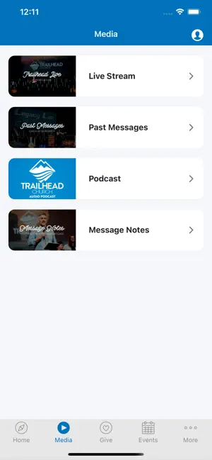 Trailhead Church NC screenshot 2