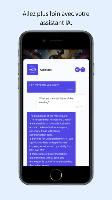 Dicte: Assistant IA réunions screenshot 6 of 6