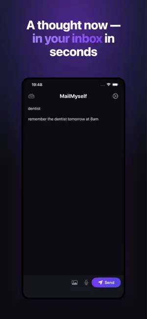 MailMyself: Email Yourself screenshot 1