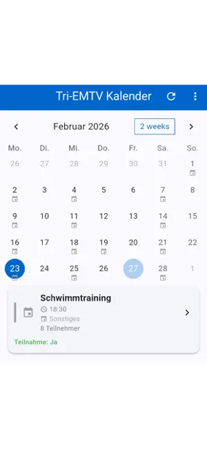 Tri EMTV Kalender screenshot 1