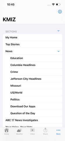 KMIZ ABC17 Columbia,MidMO News iPhone screenshot