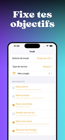 Handoff - Bien-être soignants screenshot