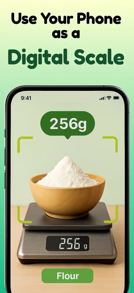 Scale for Grams - Camera scan screen
