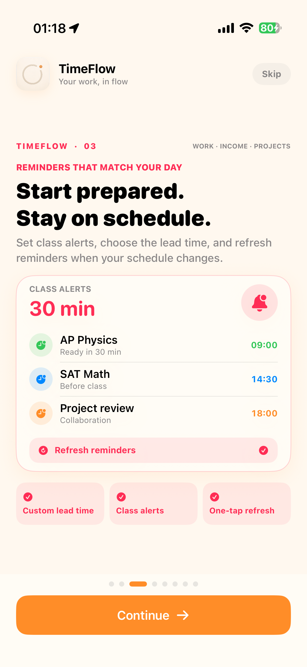 TimeFlow Planner screenshot 5