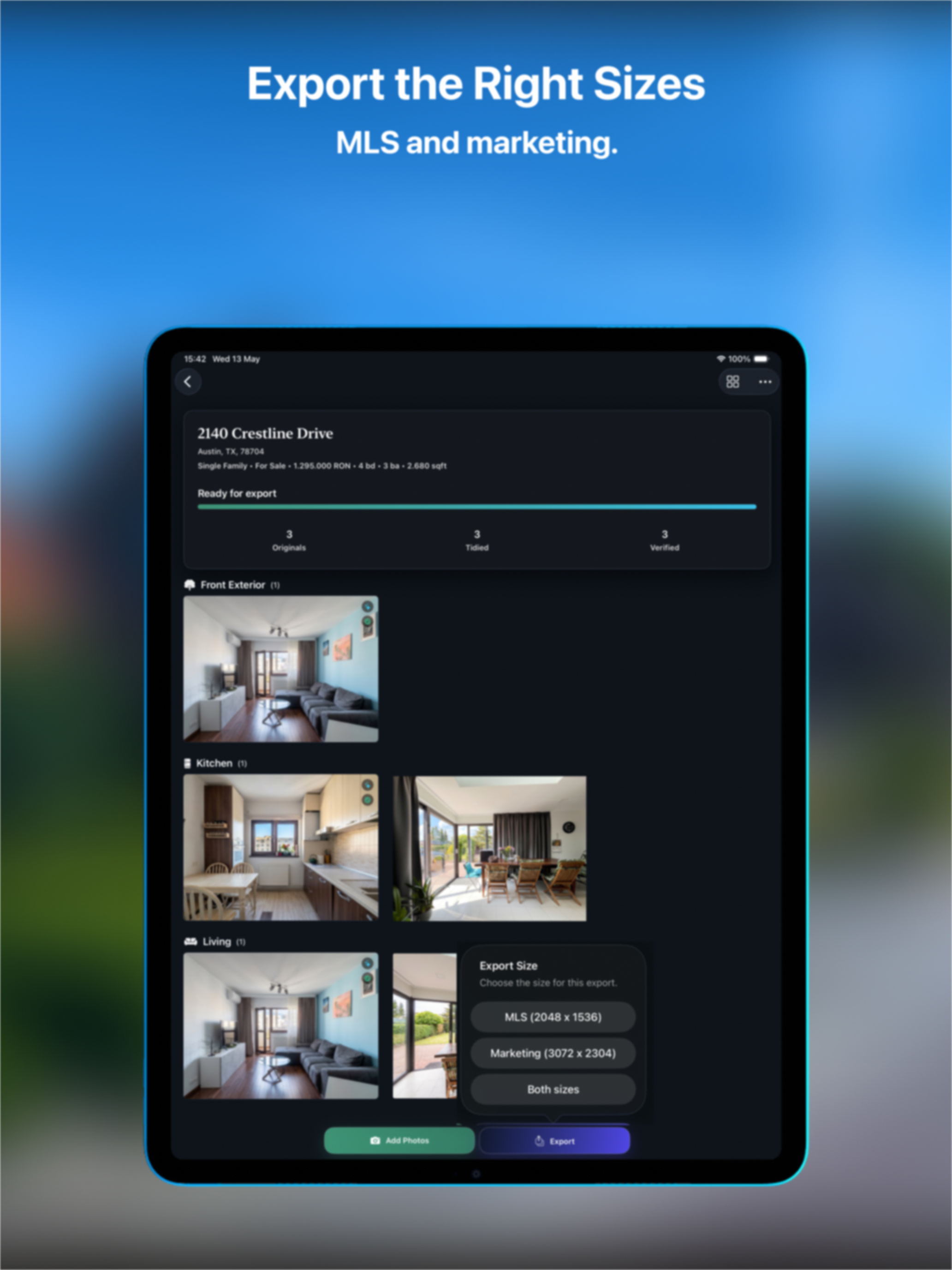 Tidy Agent: Real Estate Photos