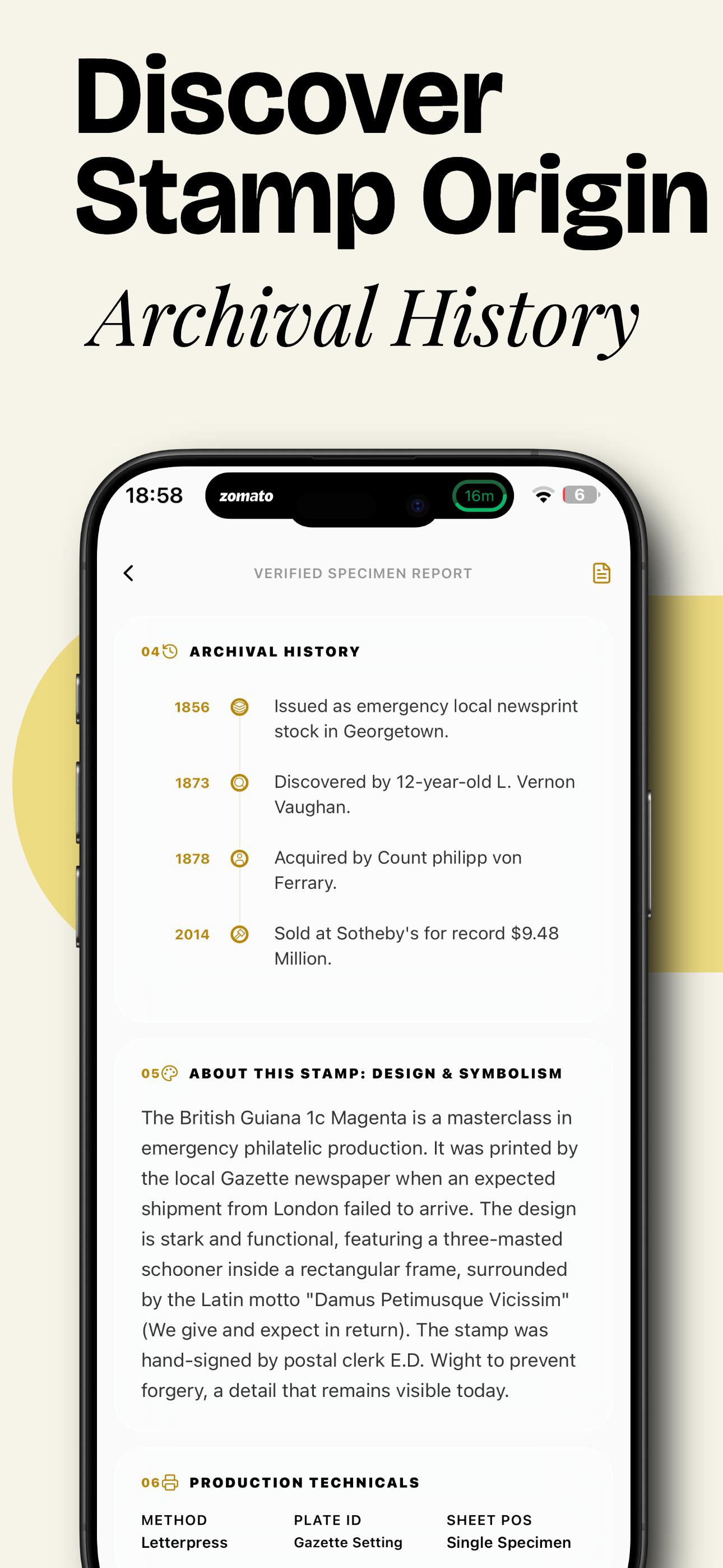 AI Stamp Identifier & Value