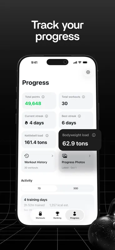 Kettlebell Body: Home Workouts screenshot 5 of 5
