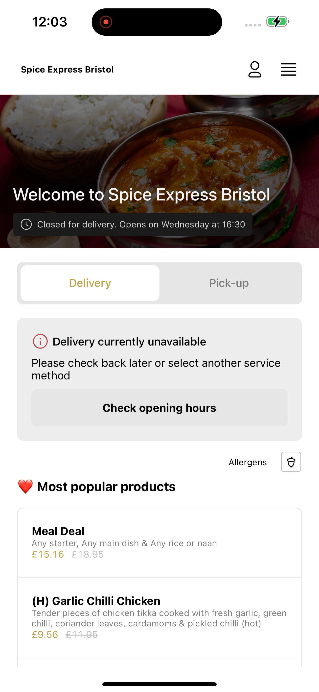 Spice Express Bristol screenshot 4