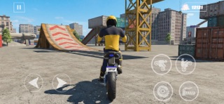Moto Wheelie Flip Parkour 3D iPhone screenshot
