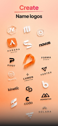 Looka AI Logo Generator APP iPhone screenshot