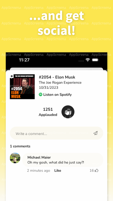 Podcast Community for Spotify Screenshot