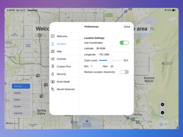 MapKiosk Tablet iPad screenshot