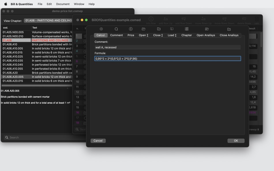 #6. Bill & Quantities (macOS) 由: Marcello Brocato