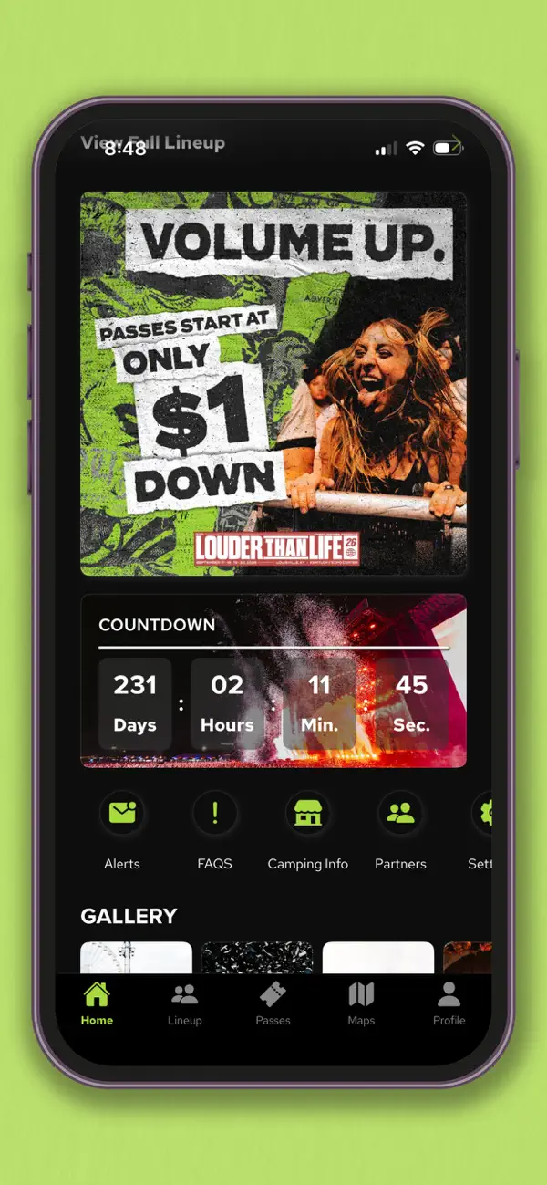 Screenshot #2 pour Louder Than Life Festival