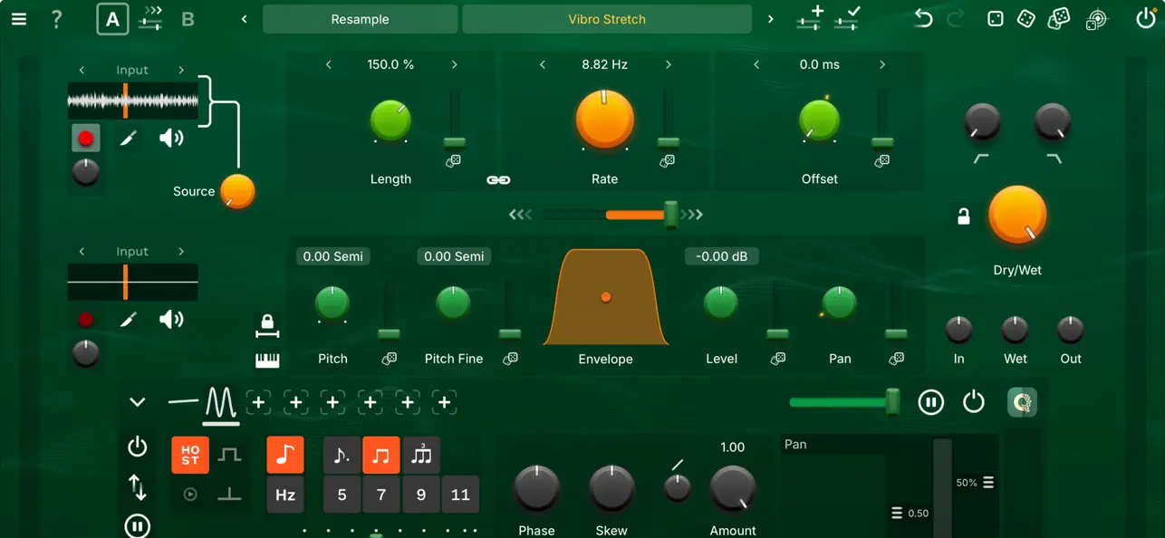 #2. GSDSP Quantum Granulator (iOS) Oleh: Gustav Scholda