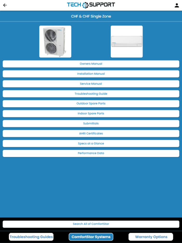 ComfortStar Tech Support