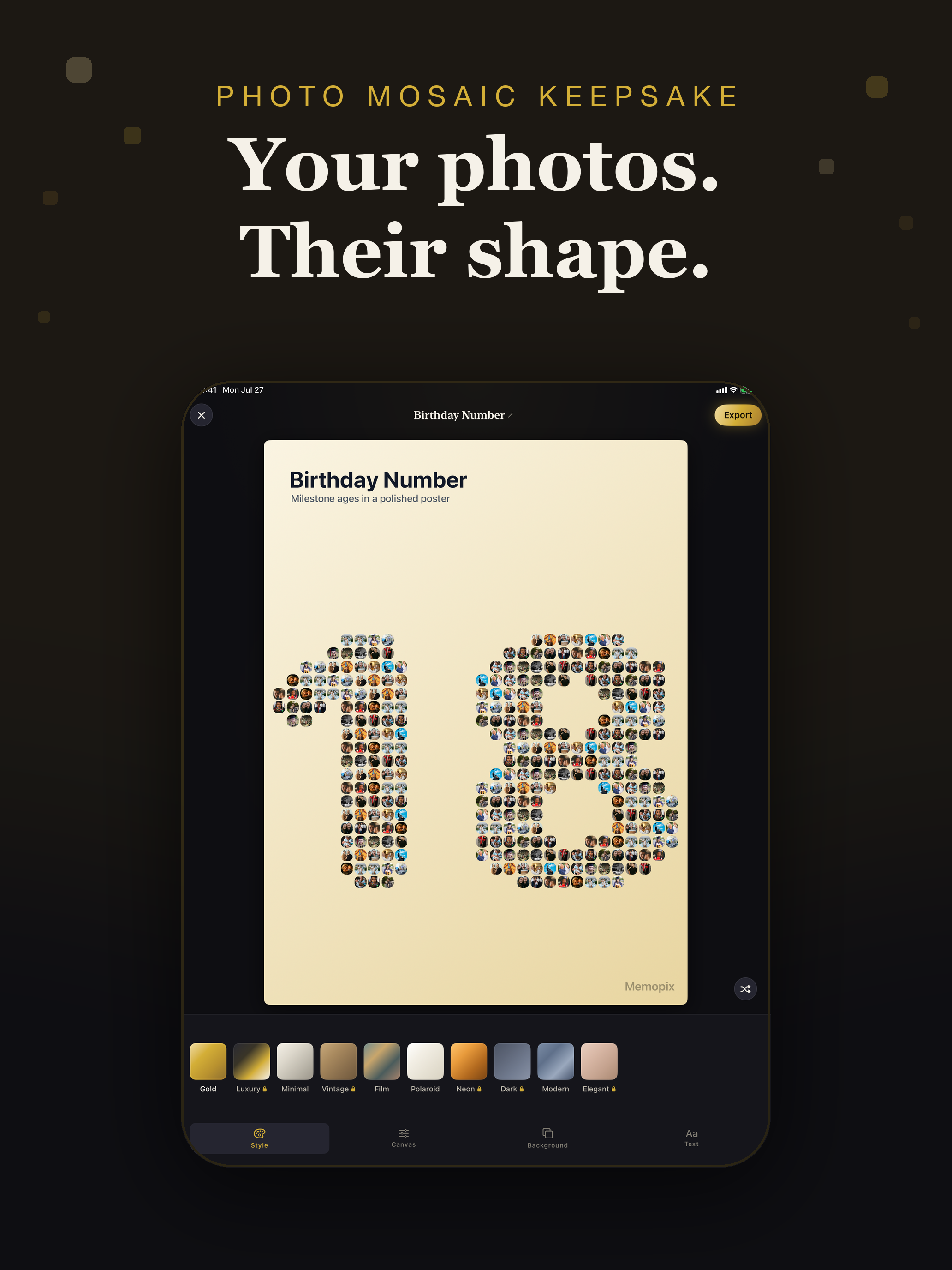 Memopix: Shape Photo Collage screenshot 12