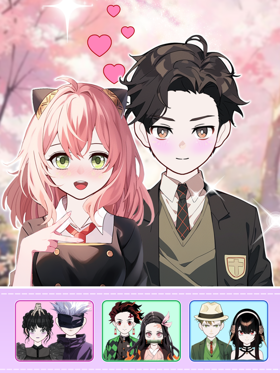 Screenshot #4 pour Anime Couple: Avatar Maker