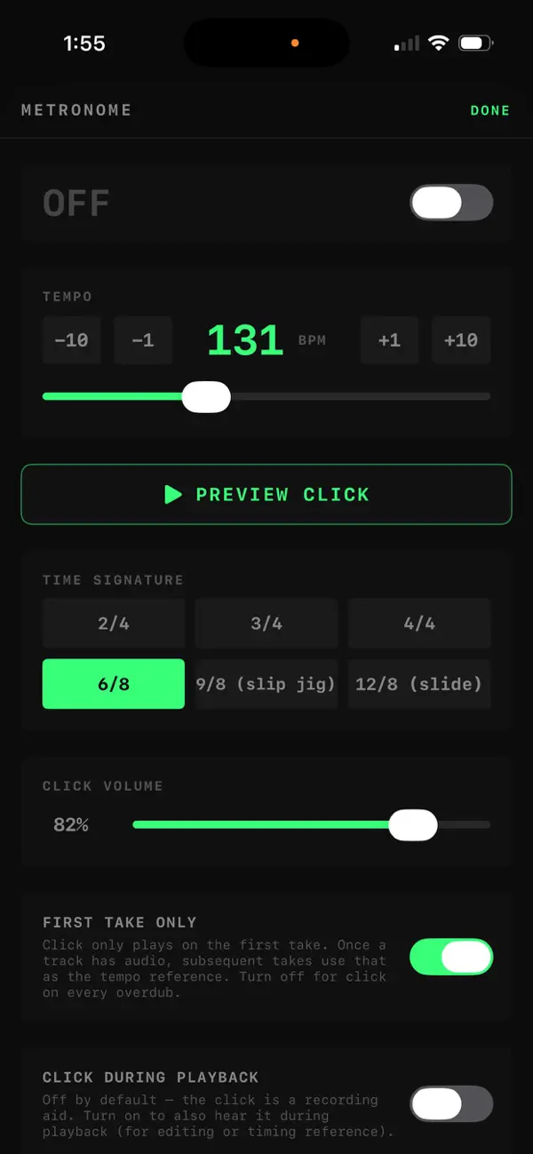 Screenshot #3 pour Personal Recording Pro Studio
