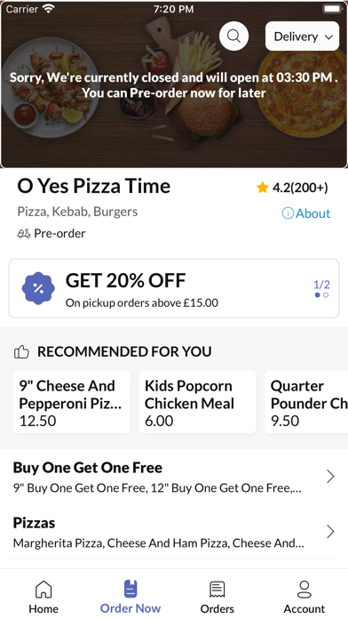 O Yes Pizza Time Screenshot