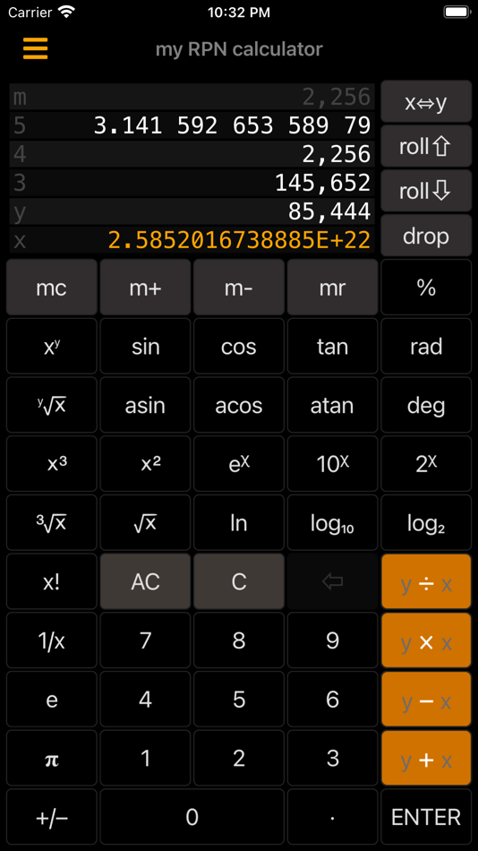 #9. My RPN Calculator (iOS) By: Ling Lin