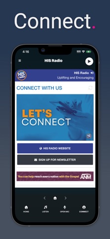 HIS Radio iPhone screenshot