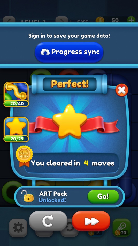 #6. Line Puzzle: Pipe Art (iOS) By: BitMango, Inc.