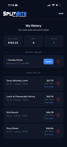 SplitBite screenshot
