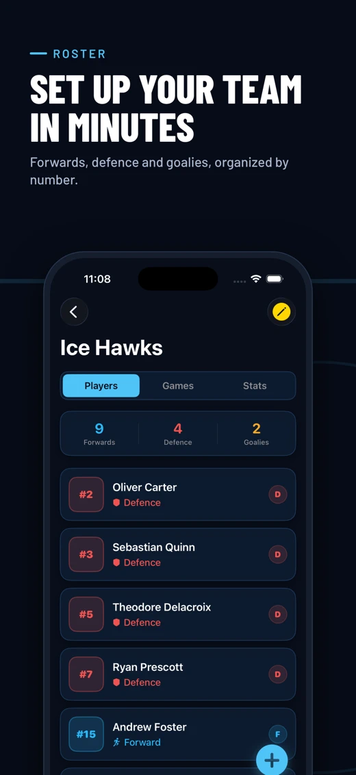 BackCheck Labs Hockey Stats screenshot 3